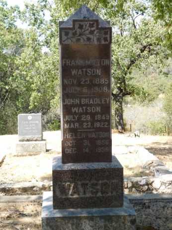 [Picture of Watson grave]